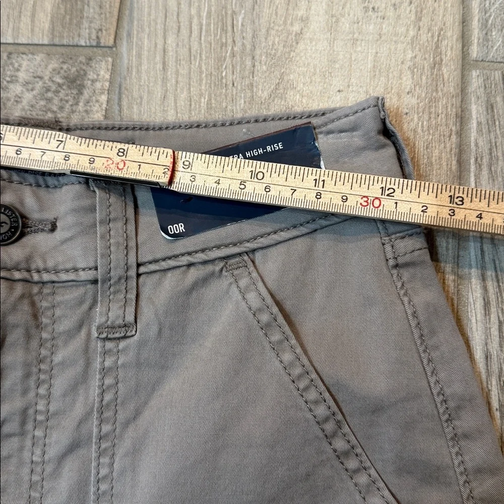 Hollister High Rise Baggy Cargo Pants‎ Woman’s 00R Waist 24R NWT